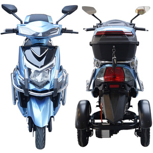 CKD SKD 500W 650W 800W 30km/h Speed Adult E Scooters 3 Wheel Tricycle Bike - Product Image 1