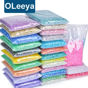 Oleeya Hotsale Resin Starry Serie Galaxy Glory Farben Strass Non Hotfix Strass Kristalls trass für DIY