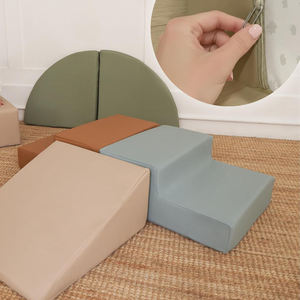 Ensemble de jeux souples pour intérieur, équipement de gym, blocs d'escalade en mousse, ensemble de jeux de grande taille avec tunnel à ramper et tissu doux - Product Image 3