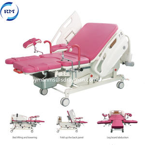 Table d'accouchement portable pour hôpital, <span class=keywords><strong>lit</strong></span> d'examen gynécologique, <span class=keywords><strong>lit</strong></span> d'accouchement chirurgical intégré, <span class=keywords><strong>lit</strong></span> de maternité et de salle de soins - Product Image 4