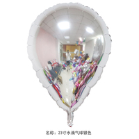 Ballons à hélium en forme de goutte d'eau, 23 pouces, personnalisés, vente en gros, usine, économique