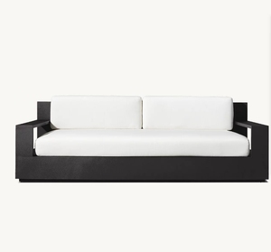 โซฟากลางแจ้งสไตล์เรียบง่ายโซฟาโรงแรมลานอลูมิเนียมโซฟากลางแจ้ง - Product Image 2