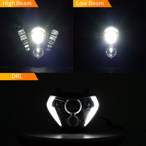 DRL Hi/Lo haz de la motocicleta 92W faro para Yamaha <span class=keywords><strong>MT</strong></span> <span class=keywords><strong>09</strong></span> FZ <span class=keywords><strong>09</strong></span> MT09 faros FZ09 2014-2016 para Yamaha MT07 <span class=keywords><strong>2018</strong></span>, 2019 - Product Image 6