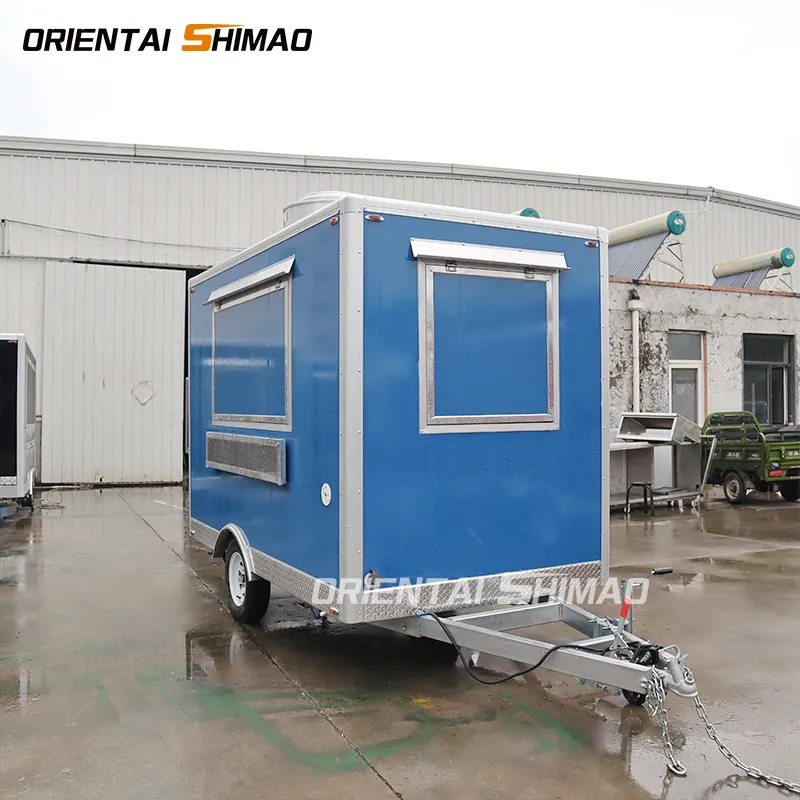 ORIENTAL SHIMAO hot dog cart mobile cooking rickshaw food noodle sale design fast vending umbrella fried chicken cart