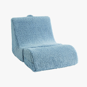 Kid's Plush Folding Sofa <b>Bed</b> With Backrest Cushion And Lazy Seat For Children 8 To 13 Years Fabric High Elasticity Foam <b>Sponge</b> - Product Image 1