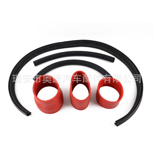 Auso-Racing Air Intake Kit 5.3L 6.2L For Chevrolet Gmc 1500 Aluminum Alloy Red Filter Upgrade - Product Image 4