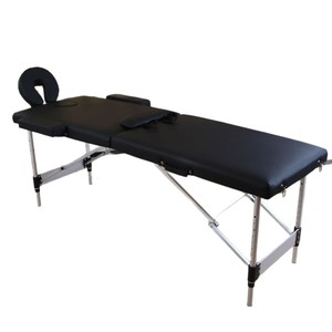 Portable Foldable <b>Double</b>-<b>Folding</b> Beauty Massage Table with Aluminum Frame 250kg Load Capacity Spa <b>Bed</b> for Beauty Salon - Product Image 1