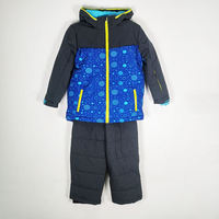 Combinaison de ski personnalisée pour enfants combinaison de ski imperméable pour l'hiver veste et pantalon de ski d'extérieur avec rembourrage