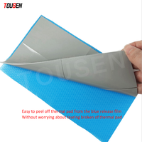 TIM pour la dissipation thermique 5G, remplissage d'espace, coussin de transfert de chaleur, feuille de silicone thermiquement conductrice, remplissage thermiquement conducteur