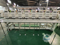 Nouvelle machine à broder industrielle informatisée à 8 têtes pour broderie en chenille, usage domestique