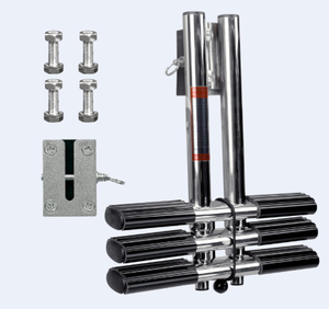 <span class=keywords><strong>Escalera</strong></span> de barco de 3 escalones, escaleras de embarque de <span class=keywords><strong>buceo</strong></span> sobre plataforma de acero inoxidable con peldaños antideslizantes <span class=keywords><strong>para</strong></span> barco de lubina de pesca - Product Image 1