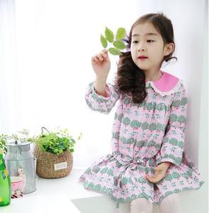 Vestido Largo Sencillo de Manga Larga para Niñas, Estilo OEM - Product Image 1