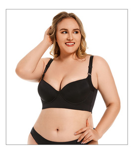 Ropa Moldeadora de Talla Grande, Sujetador con Soporte, Ropa Interior Moldeadora, Dropshipping en Línea, Hebilla Ancha, Talla Grande, <span class=keywords><strong>Bikini</strong></span> GO2 Nuevo con Copa Delgada y Suave Moldeada, Lencería Sexy para Mujer - Product Image 2