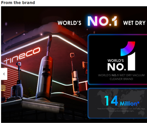<span class=keywords><strong>Aspirateur</strong></span> sans fil humide et sec Tinecos Floor ONE S7 Stretch Ultra 180 ° Nettoyant pour sols à conception anti-emmêlement et à plat - Product Image 3