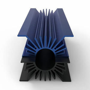 Tùy chỉnh dẫn tản nhiệt Tản nhiệt nhôm nhà sản xuất Anodized ép đùn nhôm tản nhiệt tản nhiệt với ống nhiệt đồng - Product Image 2