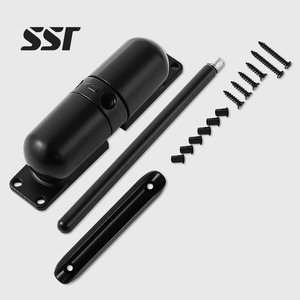 White <b>Black</b> Modern Kitchen Adjustable Fire Rated Self-Closing Safety Zinc Alloy Spring Door Closers - Product Image 1