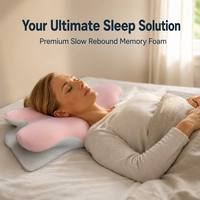 Oreiller en mousse à mémoire de forme moderne pour sommeil profond, rafraîchissant, hypoallergénique, ergonomique, certifié OEKO-TEX, logo personnalisé, vente en gros, OEM