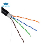 Cable LAN UTP Cat5e de Alta Velocidad para Exteriores, 305m, Conductor OFC, Interior/Exterior