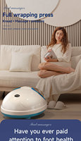 Elektrisches Shiatsu Fuß-, Bein- und Wadenmassagegerät mit Rollen, Luftkompression, Infrarot-Vibration und Wärmetherapie für Zuhause