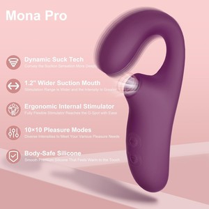Wholesale Female Clitoral Suction <strong>Vibrators</strong>, Clitoral Suction Cup G-spot <strong>Dildo</strong> <strong>Vibrators</strong> - Product Image 2