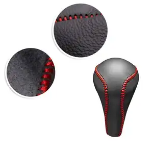 Non-Slip Leather Gear Knob Stick Covers at for Honda Civic 2006-2011 Automatic Shifter