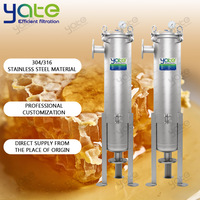 Filtre à sac unique haute efficacité, en acier inoxydable 304/316, facile à utiliser, adapté à la filtration industrielle du miel