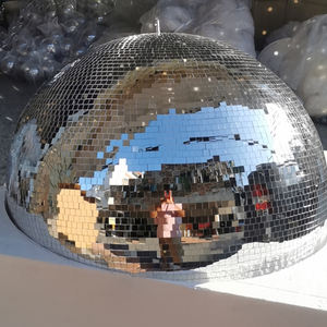Boule de miroir disco de 100cm pour décoration intérieure de fête, <span class=keywords><strong>DJ</strong></span>, magasin de danse, fenêtres suspendues - Product Image 2