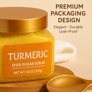 Gommage corporel au sucre de karité biologique naturel éclaircissant exfoliant blanchissant à étiquette privée personnalisée - Product Image 5