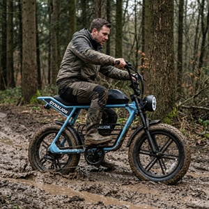 Moto tout-terrain robuste électrique avec frein hydraulique, E-Dirt Bike robuste pour le sable et la boue - Product Image 1