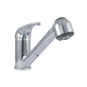 Grifo Mezclador Monomando Serie Marzia con Rociador Extraíble Cromado - Product Image 1