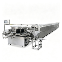 Équipement industriel de traitement continu automatique pour la fabrication de chips croustillantes de type gaufre