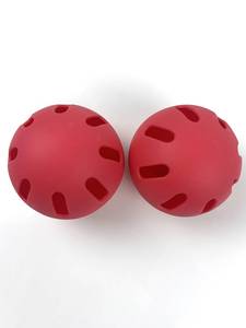 Balles de baseball d'entraînement RTS 74MM <span class=keywords><strong>Wiffle</strong></span> OEM légères et souples, couleur personnalisable, 8/16 trous, sur mesure - Product Image 3
