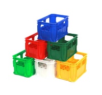 Caisse 24 bouteilles en plastique écologique personnalisée caisse pour boissons gazeuses en plastique bon marché