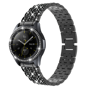 ShanHai-funda protectora de diamante para <span class=keywords><strong>Samsung</strong></span> Galaxy <span class=keywords><strong>Watch</strong></span> <span class=keywords><strong>4</strong></span>, 40, 44mm, <span class=keywords><strong>4</strong></span> clásicos, <span class=keywords><strong>46</strong></span> y 42mm, anillo de Metal para parachoques - Product Image 4