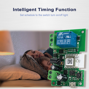 Módulo de interruptor de luz inteligente 1ch Tuya <span class=keywords><strong>Zigbee</strong></span> DC 12V 24V RF433 recibir relés 10A funciona con Alexa Google Gateway - Product Image 4