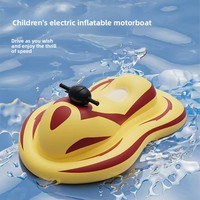 Bateau gonflable électrique de style influenceur, bateau à moteur flottant, bateau de pêche, parc aquatique, mini-bateau rapide, PVC écologique, 2 places