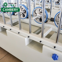 Machine automatique de lamination à froid pour profilés PVC, aluminium, WPC et bois