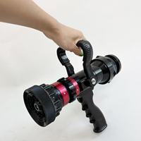 Lance d'incendie portable, flexible, réglable, avec débit sélectionnable 350L/min, équipement de pompier, lance automatique