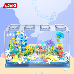 Bloques de Construcción JAKI Bajo el Mar, Caja Acrílica con Más de 800 Piezas, Juguete Creativo DIY para Niños de 8 a 13 Años - Product Image 3