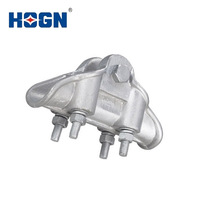 Collier de suspension en alliage d'aluminium de type HOGN XGH, cuivre pour ligne électrique aérienne, connecteur de montage, certifié ISO9001, 600V