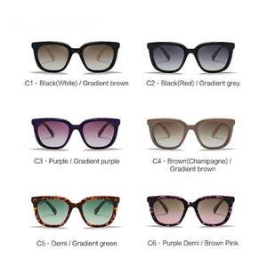 Lunettes de soleil polarisées surdimensionnées carrées rétro 2025 personnalisables avec logo, protection UV400, monture TR90, pour femme - Product Image 4