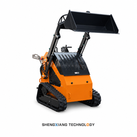 Chargeuse compacte sur chenilles T460 pour la construction, la démolition, l'agriculture, l'aménagement paysager, le déneigement, multi-attaches, chargeuse à direction par déplacement