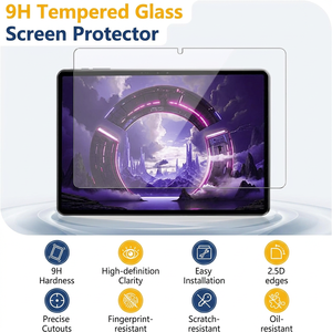 Protection d'écran en verre trempé 9H HD transparente sans bordure, installation facile, haute qualité pour Lenovo Legion Y900 11/13 pouces - Product Image 2