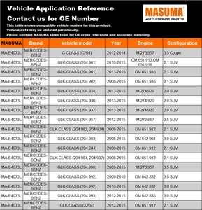 Bras de suspension arrière MASUMA MA-E4073L pour MERCEDES-BENZ - Pièce de châssis automobile - Product Image 2
