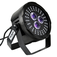 Projecteur de scène LED RGB 3x18W+72x0.5W, mode de contrôle DMX512, pour KTV, mariage, discothèque, éclairage de scène, soirée, DJ, club