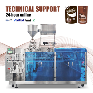 Machine de remplissage et de scellage automatique de sachets préformés sur mesure – Système d'emballage Doypack pour chocolat, mayonnaise et sauces - Product Image 1