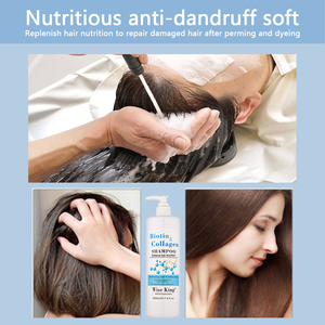 Shampooing et revitalisant <span class=keywords><strong>bio</strong></span> à la biotine, soin capillaire, 500 ml, sans sulfate, formules infusées de vitamines et de nutriments pour lutter contre les frisottis, OEM - Product Image 5