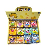 Crunch Cheese Toy Fruit Crunch Squishy, Jouet anti-stress à remontée lente pour le soulagement du stress, Jouets Squishy Fruits, Jouet Squishy Fromage