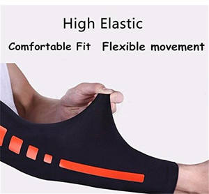 ปลอกแขนแบบบีบรัดแขนป้องกันรังสียูวีสำหรับกีฬากลางแจ้งปลอกแขนสำหรับปั่นจักรยาน - Product Image 4