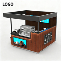 Événement Mobile a Fool Kiosque Moderne Stands Café Alimentaire pour Machine Ensemble Comptoir Petit Kiosque De Chine Stands Café Alimentaire